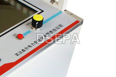 發電機轉子交流阻抗測試儀操作按鈕圖片