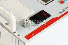 發電機轉子交流阻抗測試儀接地及電源圖片