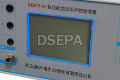 交流采樣校驗裝置屏幕