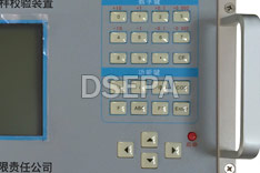 交流采樣校驗裝置操作按鈕局部