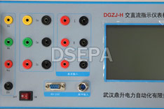 交流采樣校驗裝置操作按鈕局部