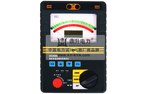 DC2000智能雙顯絕緣電阻測試儀