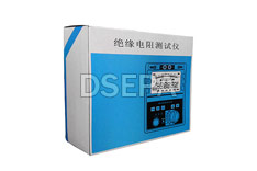 智能雙顯絕緣電阻測試儀外包裝盒