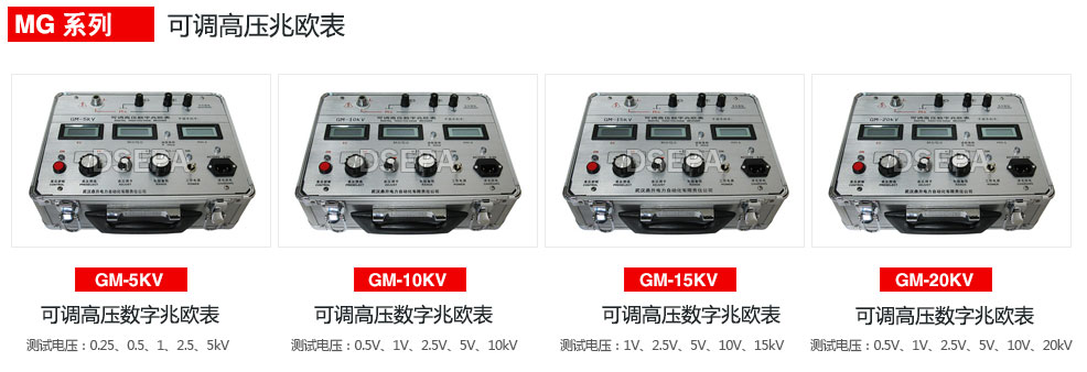 GM5kv\GM10kv\GM15kv\GM20kv可調高壓兆歐表