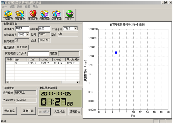 1000A直流斷路器安秒特性測試儀全點測試