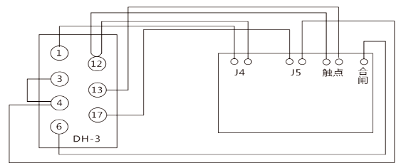 繼電保護測試儀DH&mdash;3型重合閘繼電器操作圖