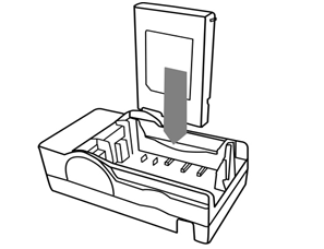 紅外熱成像儀電池充電圖