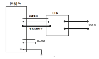 大電流試驗(yàn)裝置分體式接線圖
