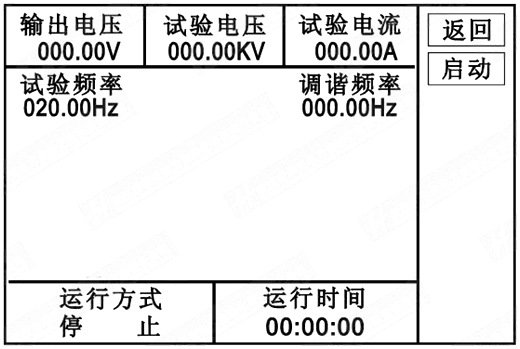 變電站電氣設(shè)備交流耐壓諧振裝置自動試驗(yàn)界面